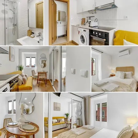 1br Cosy Heart Of Santos W Ac | By Airnest * Lizbona